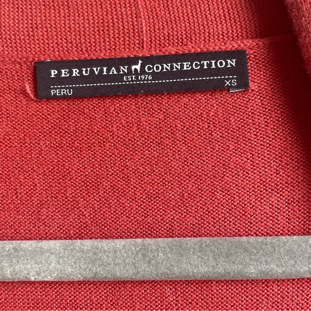 Peruvian Connection,Open Front Peplum Back, Pima/… - image 3